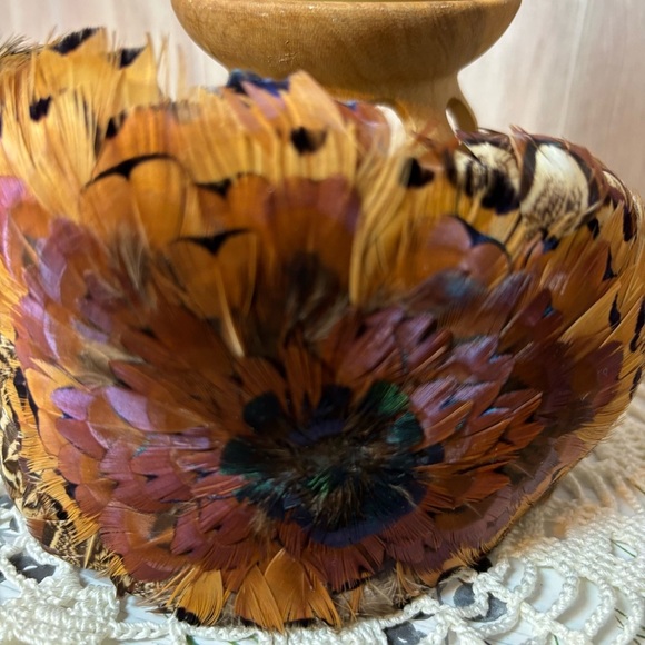 Hildagarde Vintage 1940’s Pheasant Feathered Hat Fascinator - Picture 6 of 8